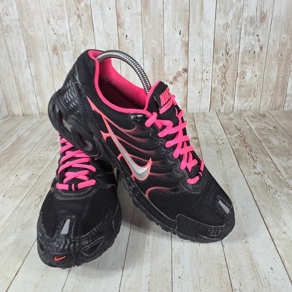 Nike Air Torch 4 Running Shoes Black Pink Silver‎ Womens Size 9 Sneakers - Picture 6 of 8